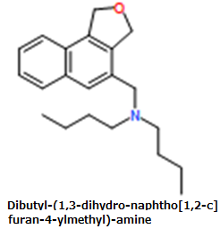 CAS#Dibutyl-(1,3-dihydro-naphtho[1,2-c]furan-4-ylmethyl)-amine